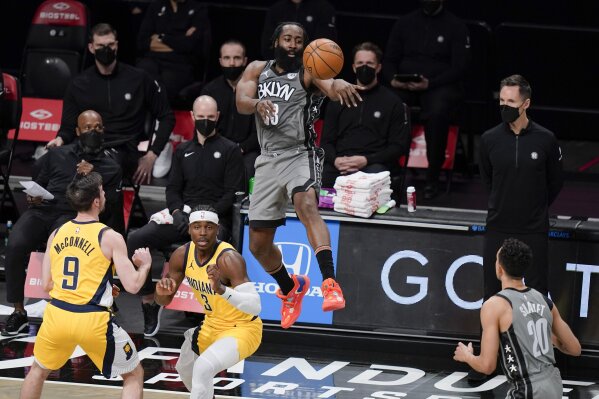 Kyrie Irving has 35 points Nets use defense to rout Pacers AP News
